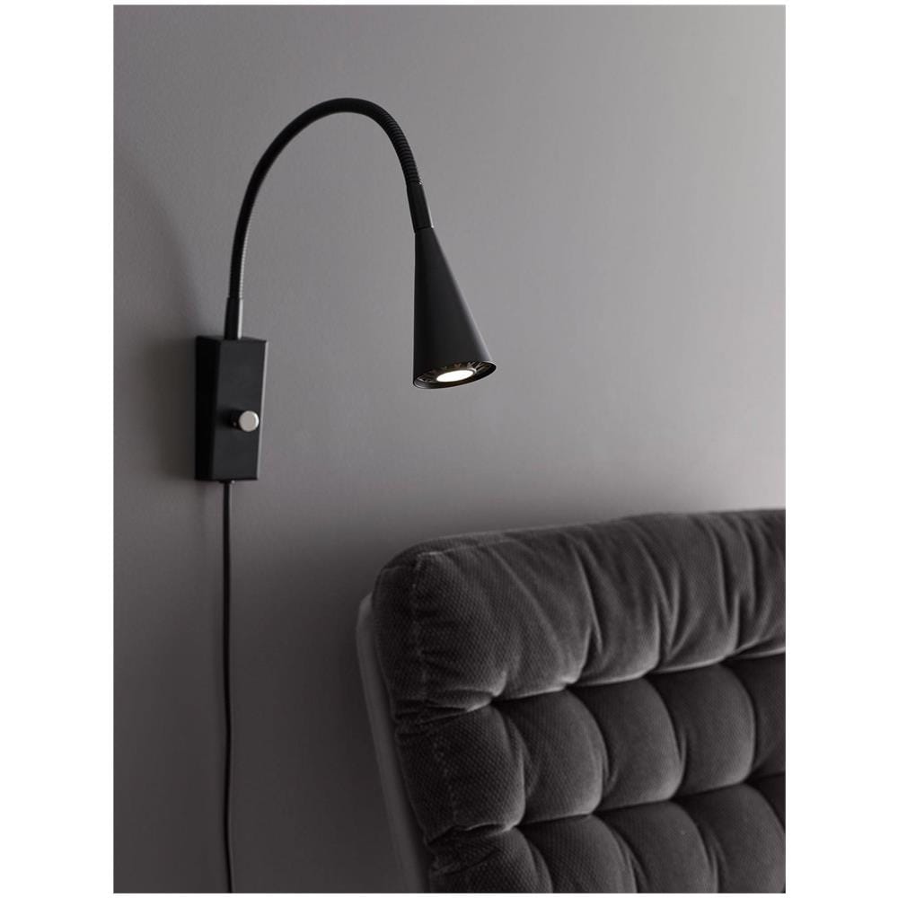 Applique Per Interni A 1 Luce Nero Opaco - Foto 2
