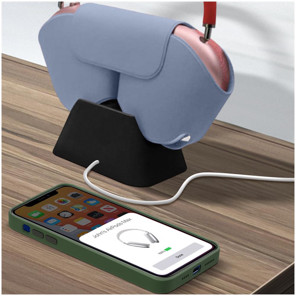 Custodia Airpods Max Multistrato Chiusura Magnetica Soft-touch Sottile Lilla - Foto 2