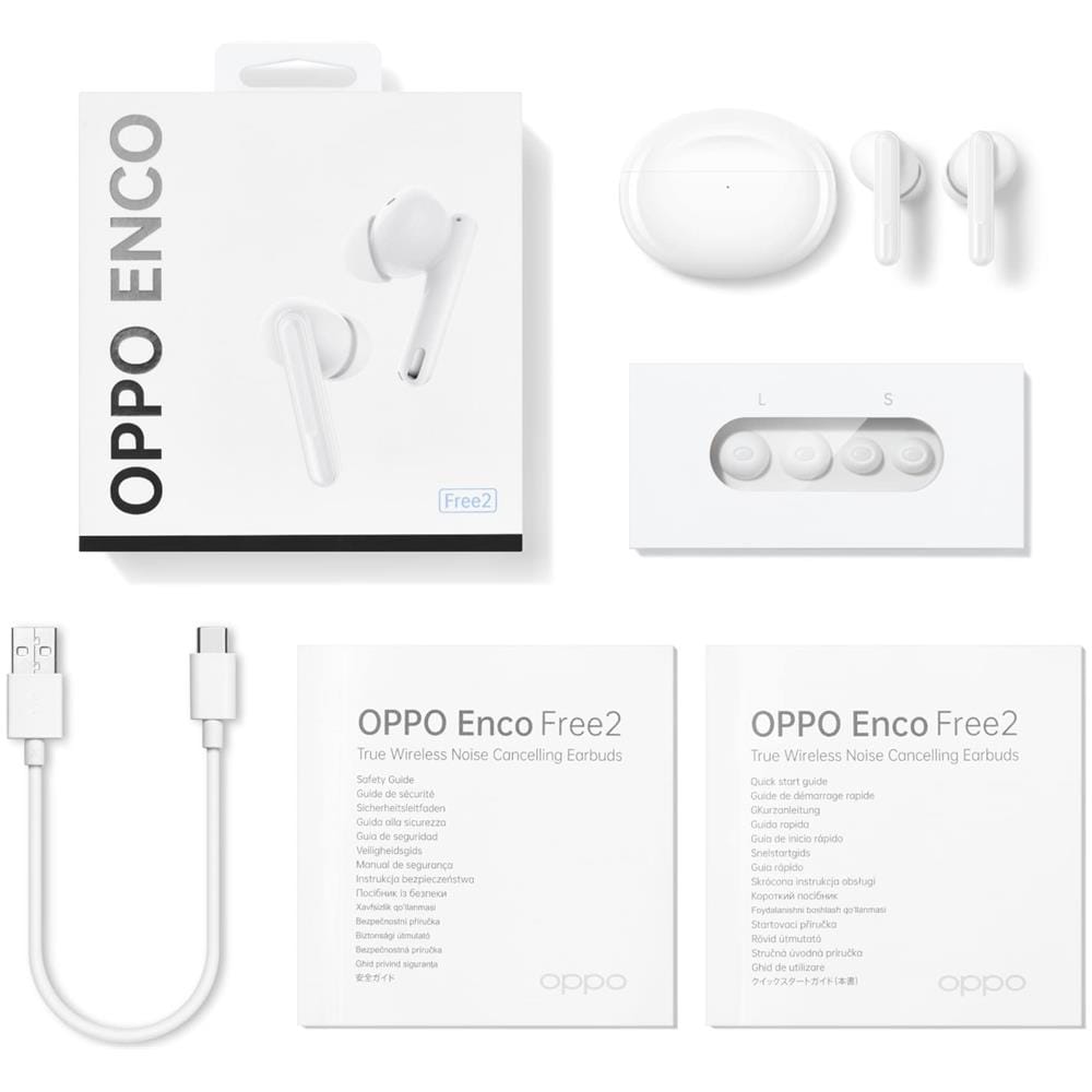 Auricolari Enco Free 2 W52 Wireless Bluetooth 5.2 In-Ear Colore Bianco - Foto 6