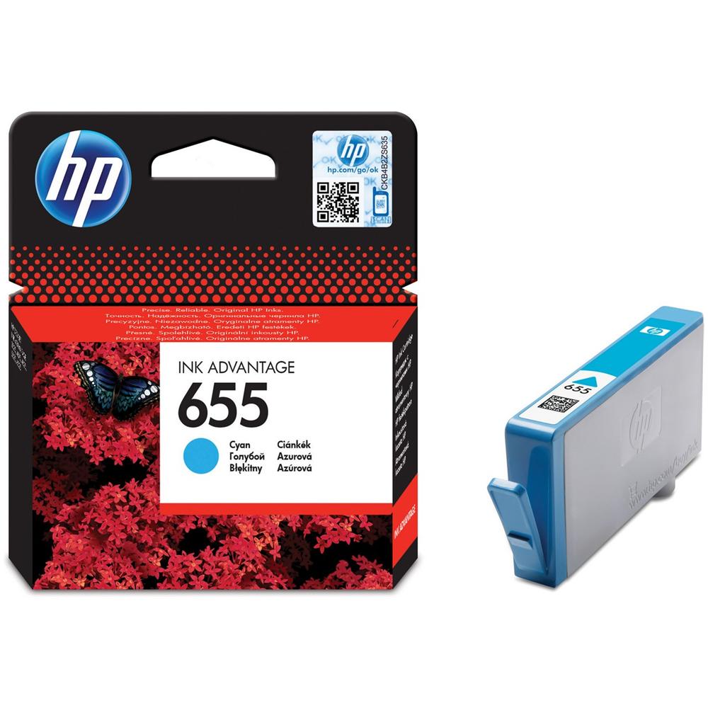 CZ110aE Cartuccia Ink Originale 655 Ciano per Deskjet 3525 Capacità 600 Pagine - Foto 2