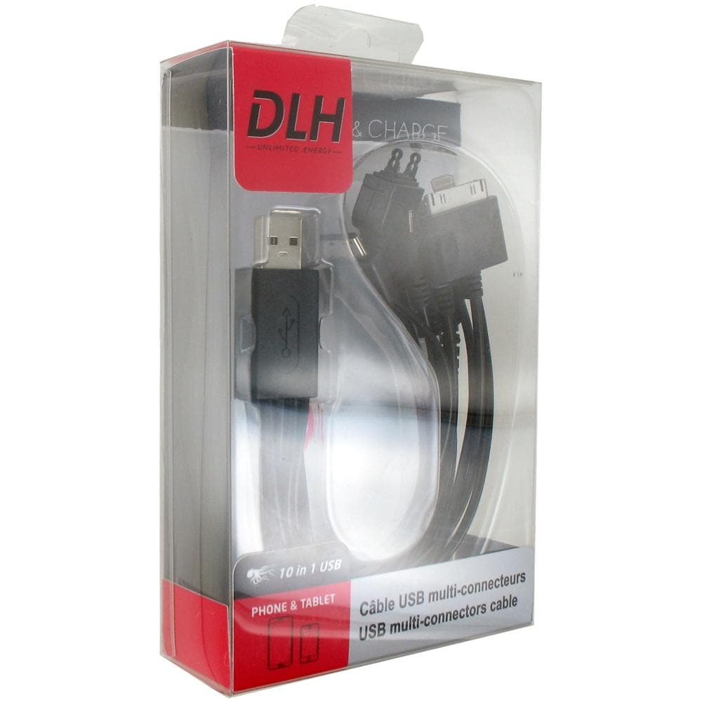DY-TU1975B, USB, Maschio / maschio, Nero - Foto 1