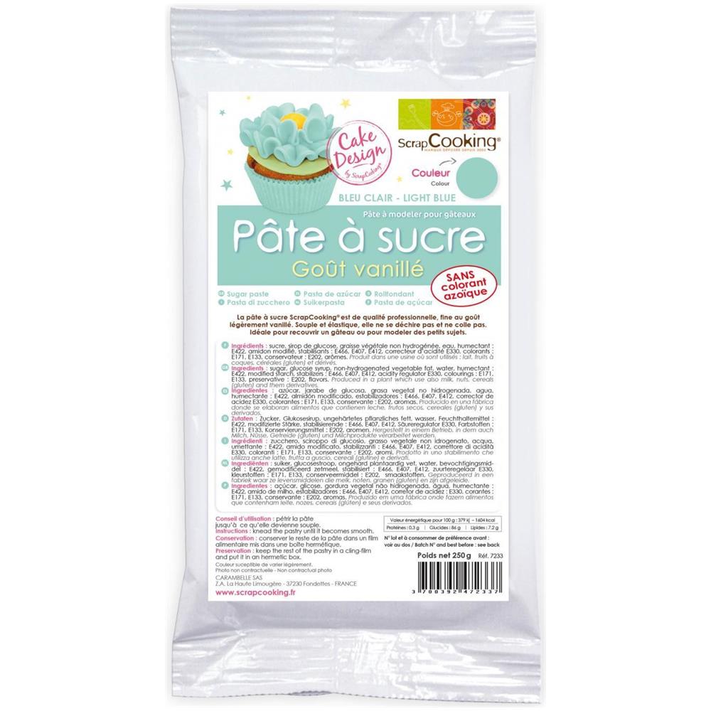 Pasta Di Zucchero Azzurra Aroma Vaniglia - Foto 1