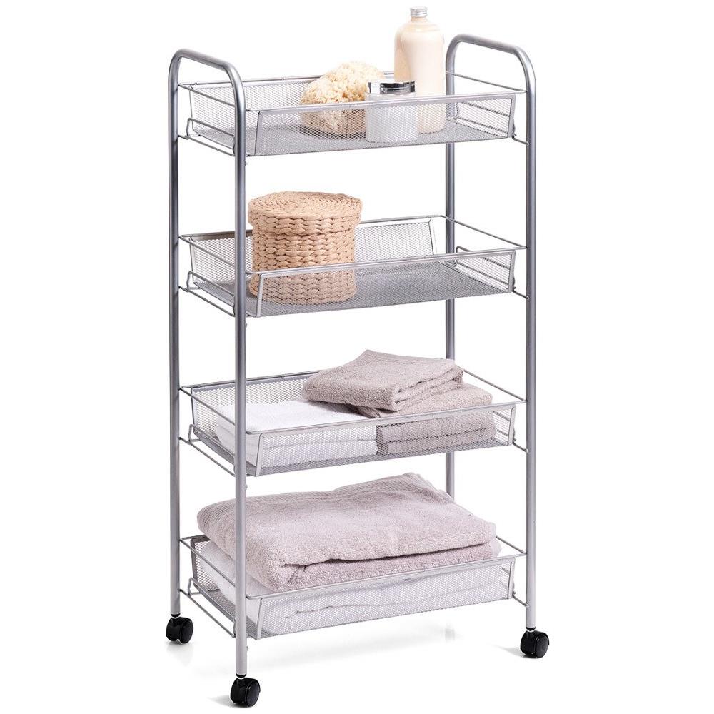 Organizer Universale, Portapacchi, Rete In Acciaio, Capacità Di Stoccaggio A 4 Livelli, Zeller - Foto 2