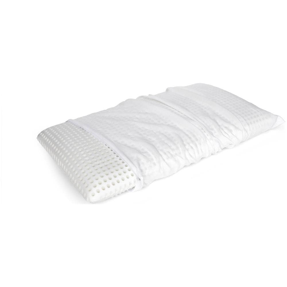 Talamo Italia Cuscino Per Letto, 100% Made In Italy, Guanciale Sfoderabile A ""saponetta"" In Memory Foam Forato, Anallergico E Traspirante, 70x39x H10 Cm - Foto 1