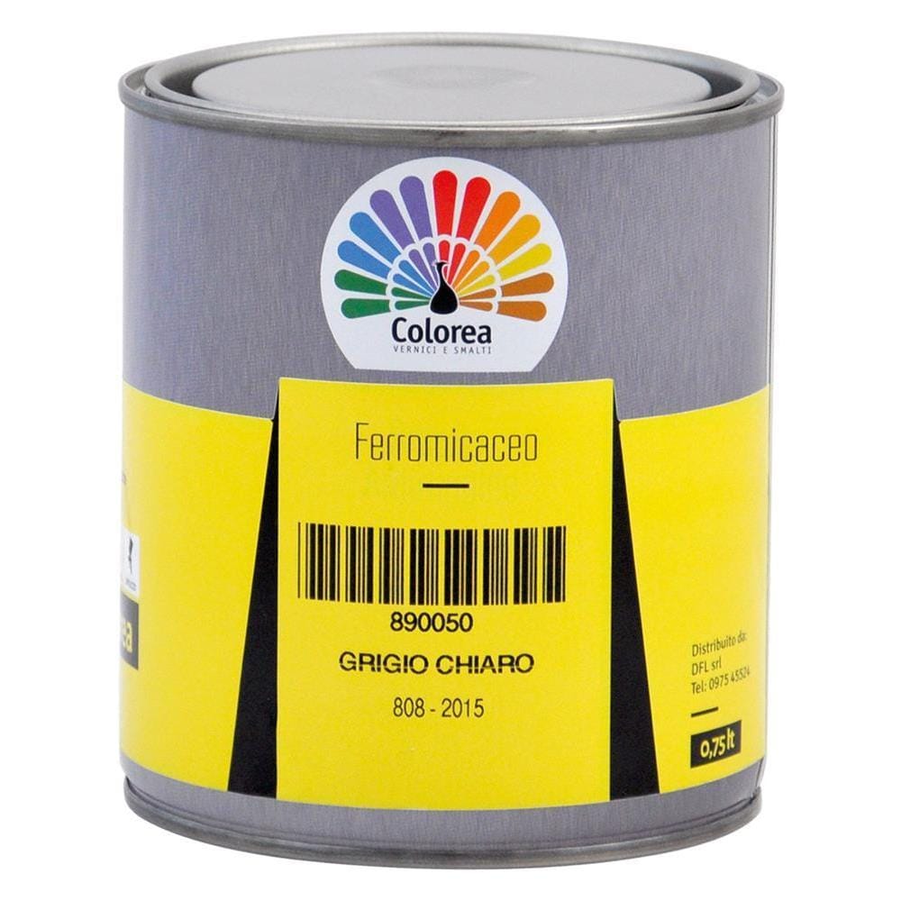 Smalto Ferromicaceo 'colorea' Lt. 2,5 Grigio Chiaro X 2 Pz Colorea - Foto 1