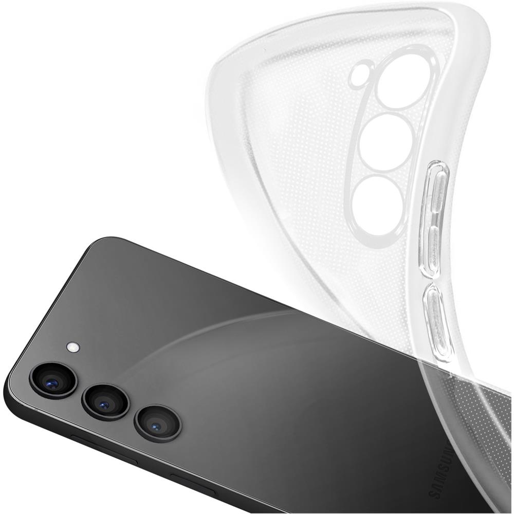 Cover Per Samsung S23 Plus Silicone Trasparente Con Protezione Fotocamera - Foto 2
