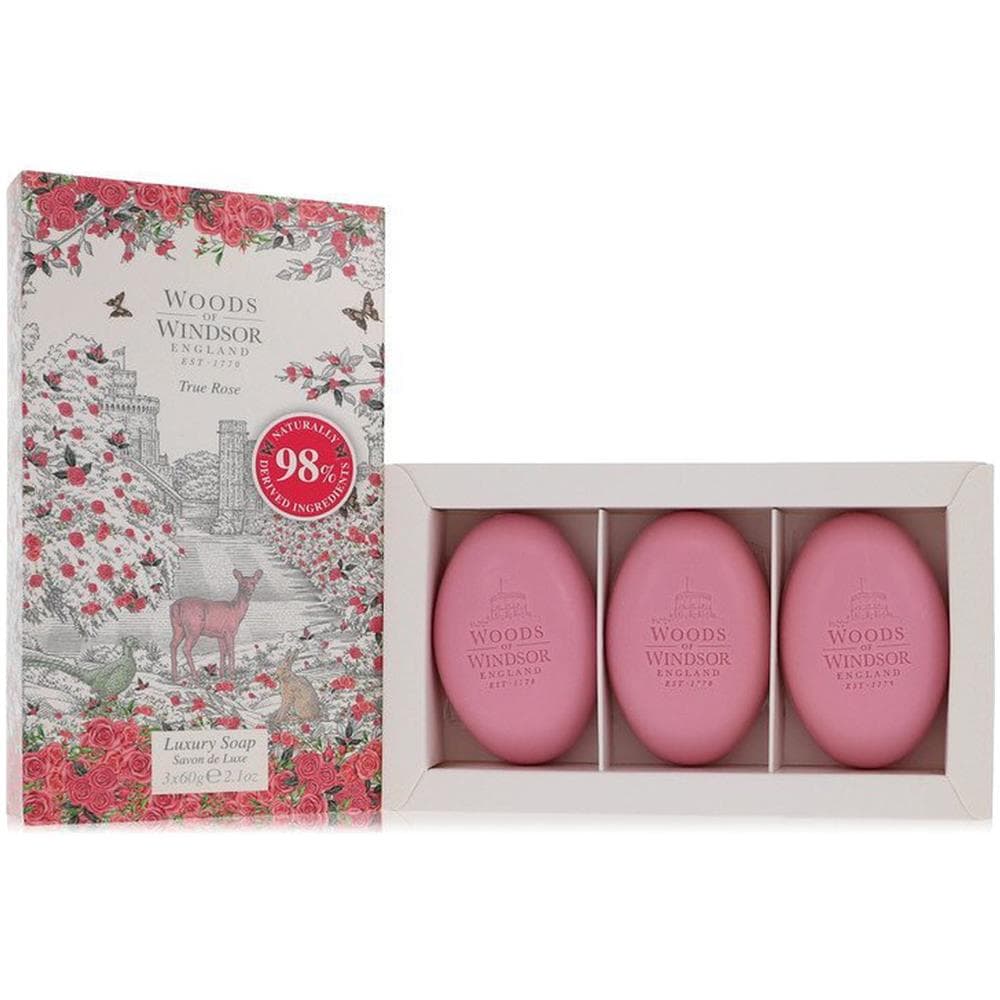 True Rose By Three 2.1 Oz Luxury Soaps 2.1 Oz (women) - Foto 1
