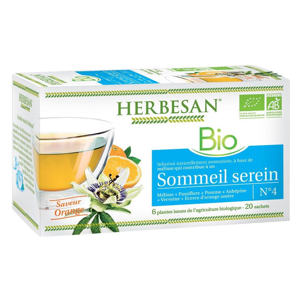Infuso Melissa Passiflora Sonno Serein Bio 20 Bustine Sapore Arancione - Foto 1