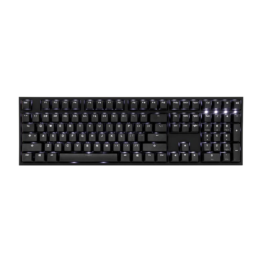 Tastiera USB DKON1808S-CDEPDAZW1 (Layout Tedesco) Colore Nero, Bianco - Foto 1