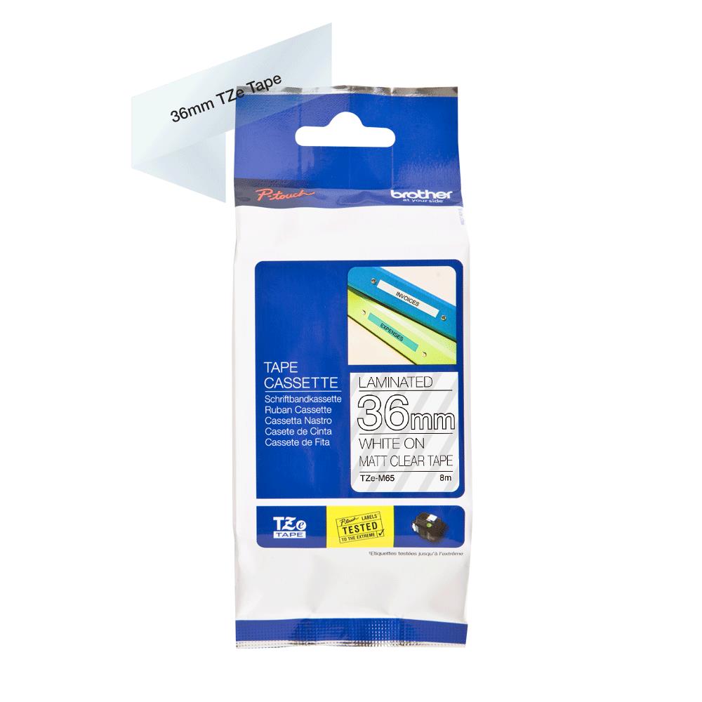 TZE-M65 nastro per etichettatrice Trasparente - Foto 2