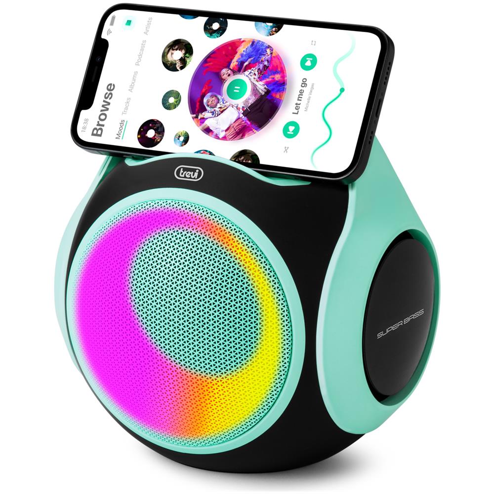 Altoparlante da Festa XR 8A 202 Impermeabile Bluetooth USB MicroSD Colore Turchese - Foto 2