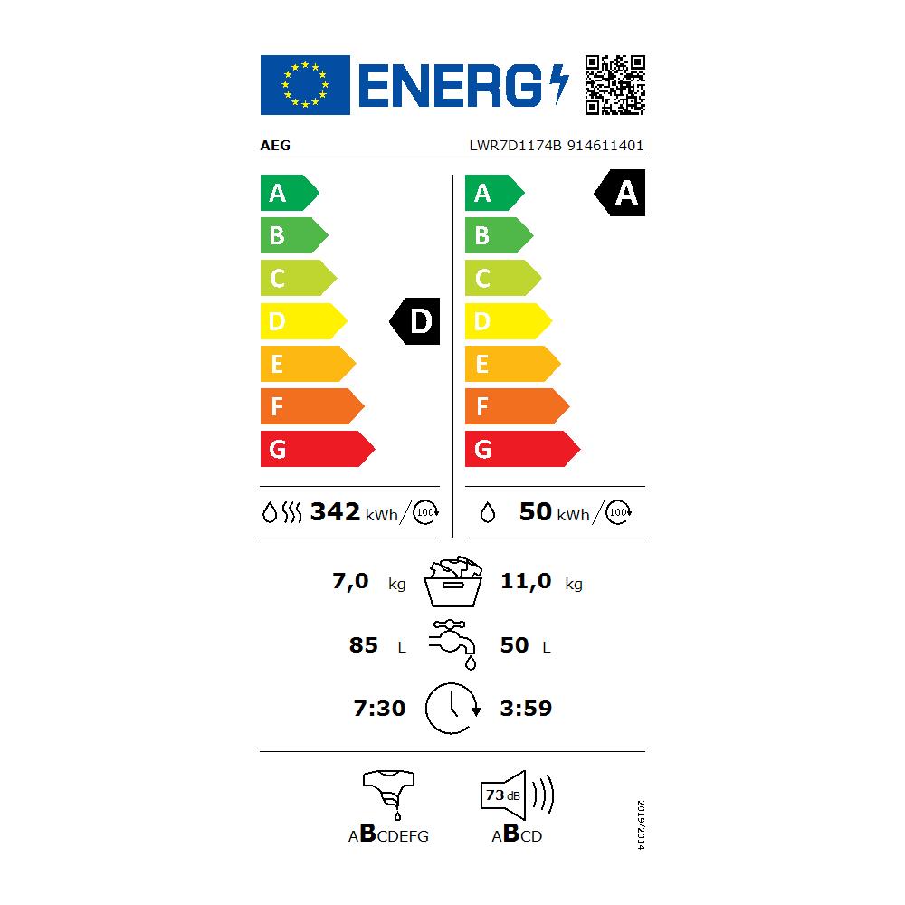LAVASC LWR7D1174B D /A-5 11/7KG - Foto 2