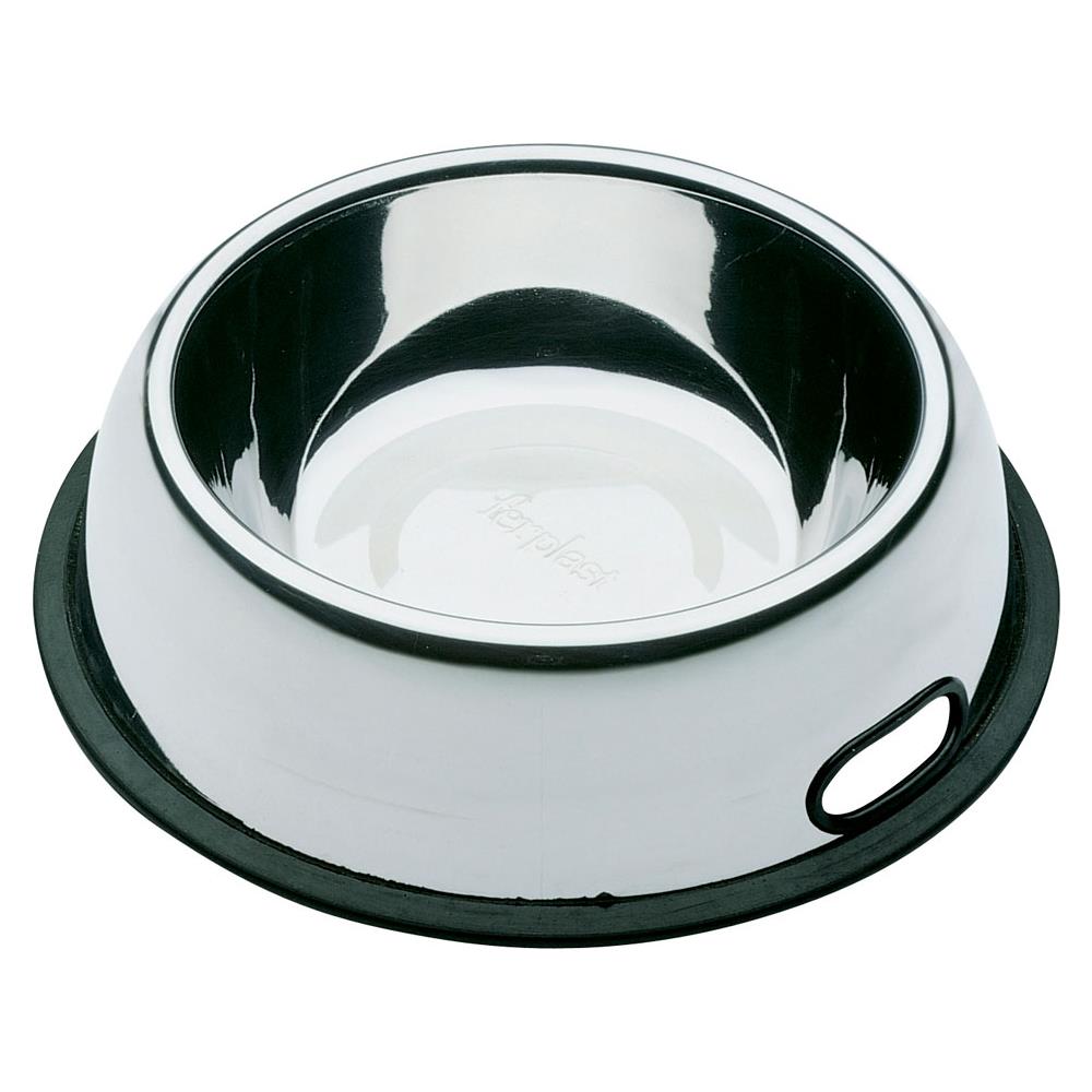 Nova Kc - Ciotola Antiscivolo Con Impugnatura Per Cani E Gatti Acciaio 80= Ø 33,5 X H 7,8 Cm - 2,5 L - Foto 2