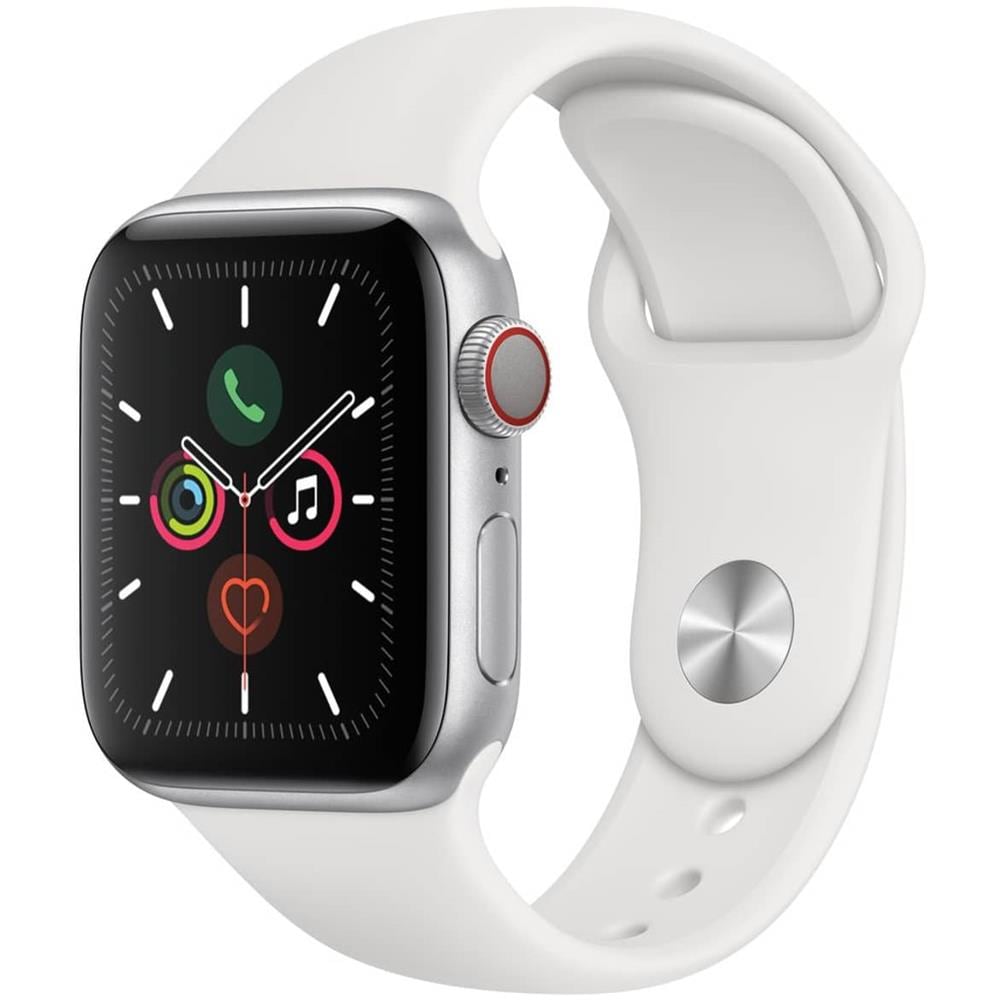 APPLE - Watch 5 40 mm Impermeabile 5ATM GPS + Cellular 32GB WiFi /  Bluetooth con Cinturino Sport Bianco - ePRICE