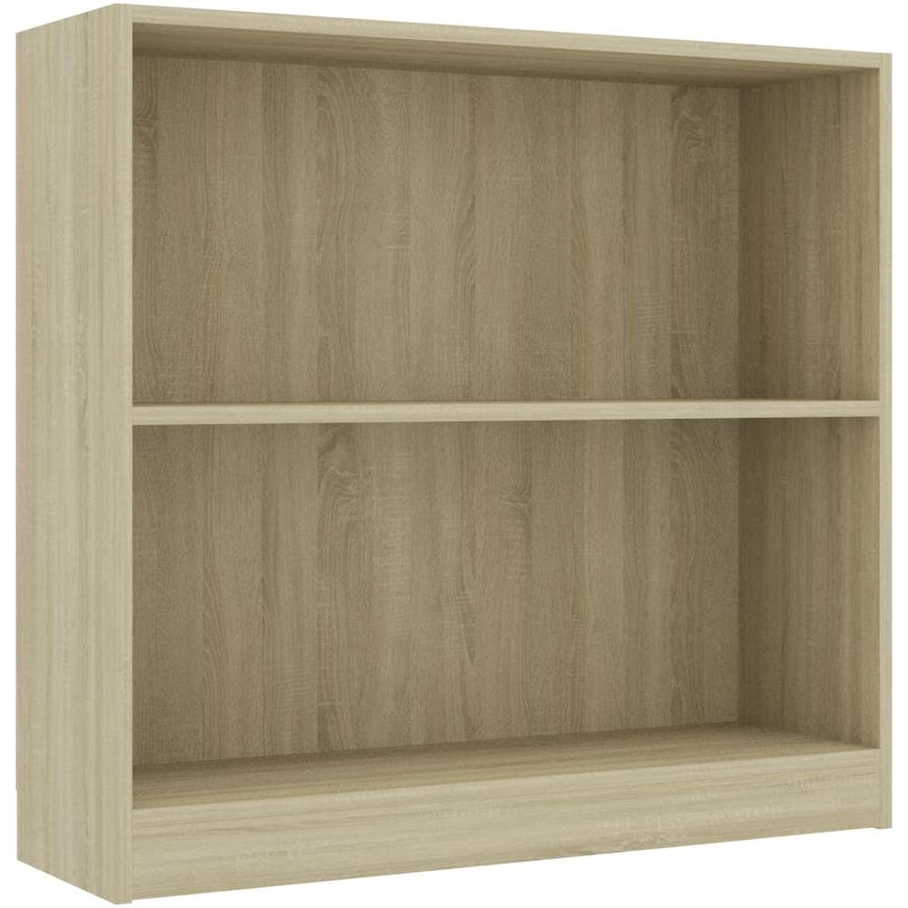 Libreria Rovere Sonoma 80x24x75 Cm In Truciolato - Foto 2