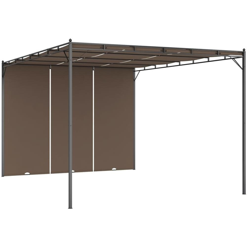 Gazebo Da Giardino Con Tenda Laterale 4x3x2,25 M Talpa - Foto 2