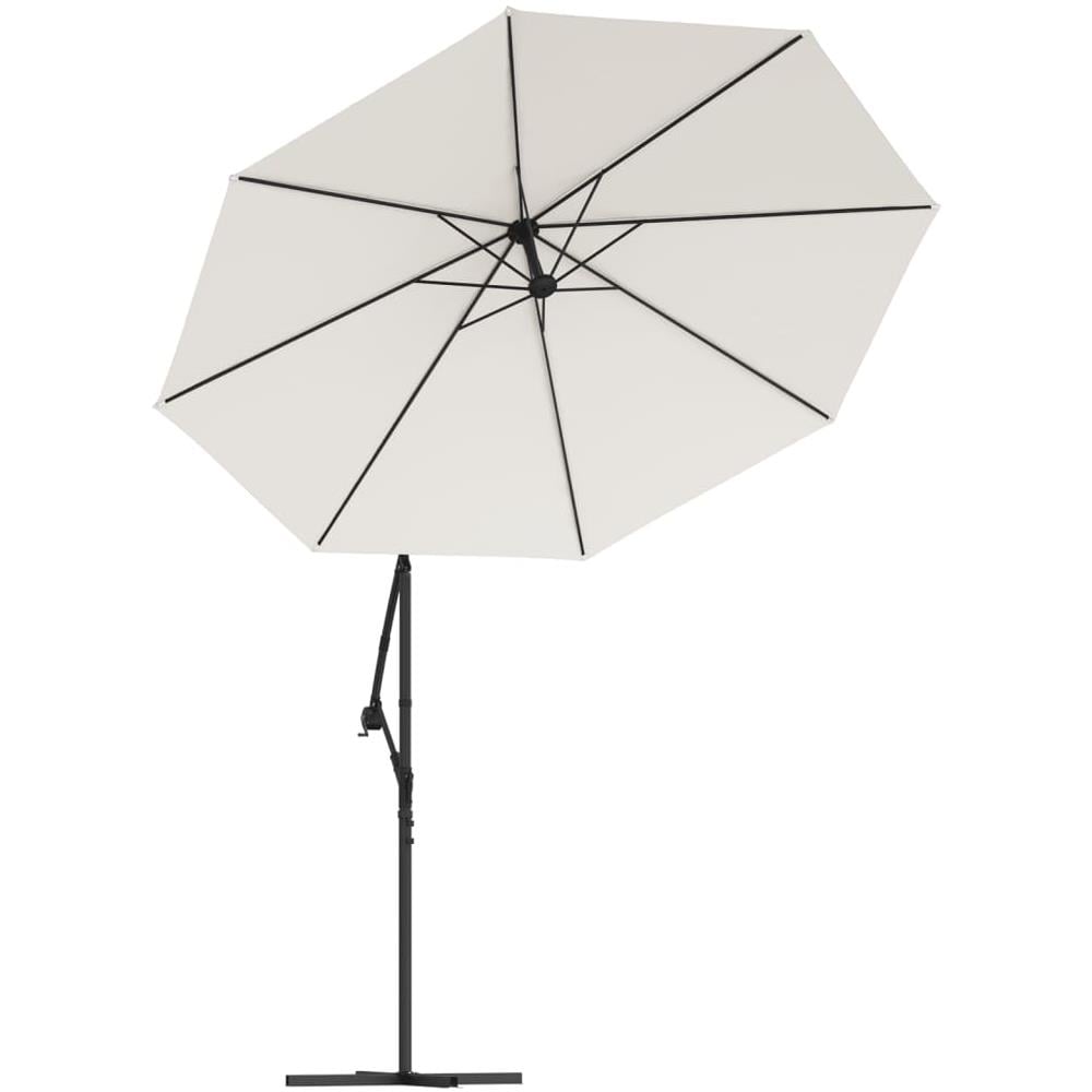 Telo di Ricambio per Ombrellone Bianco Sabbia 300 cm - Foto 2