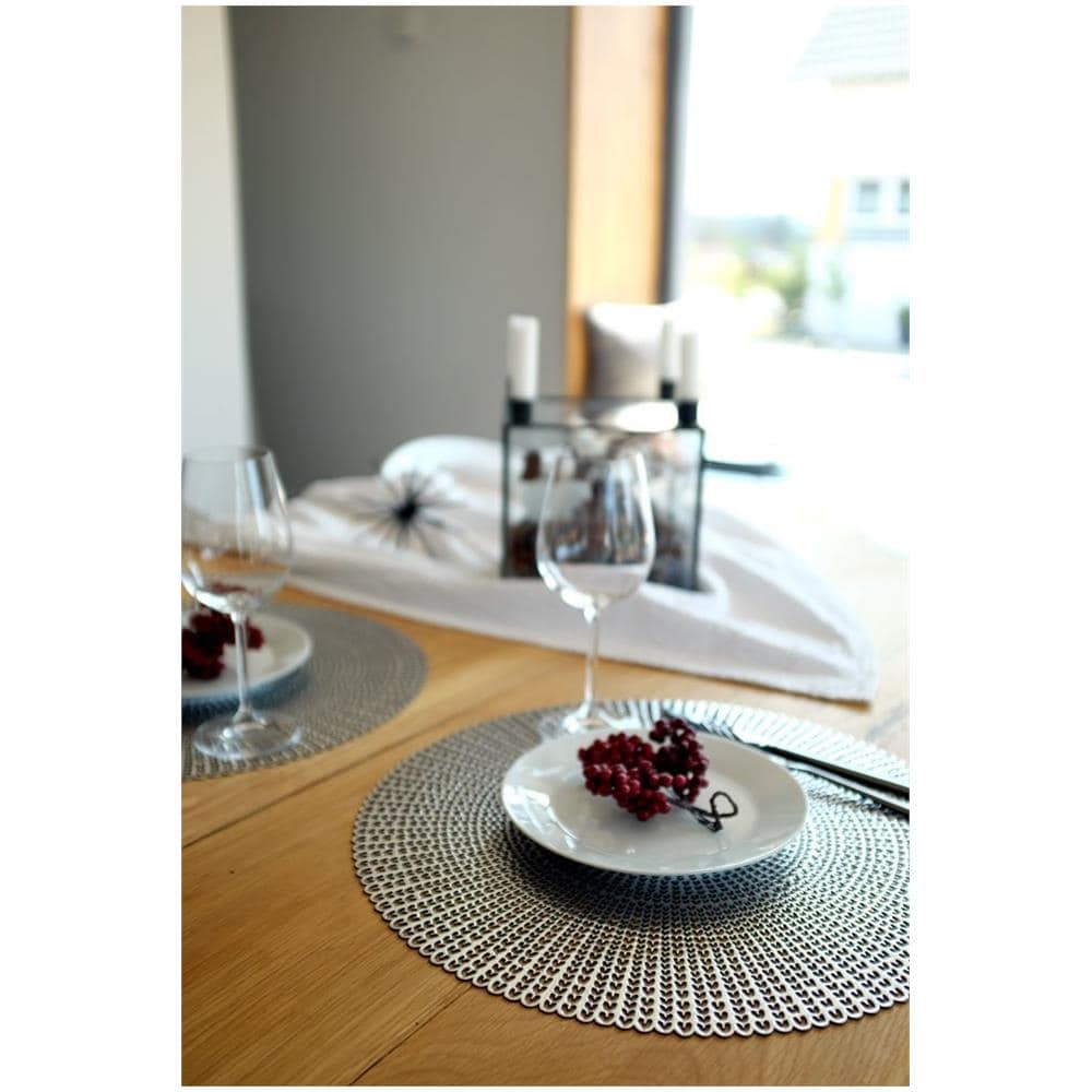 Tappetino Protettivo, Tovaglietta Decorativa - Colore Argento, Ø 41 Cm, Zeller - Foto 2