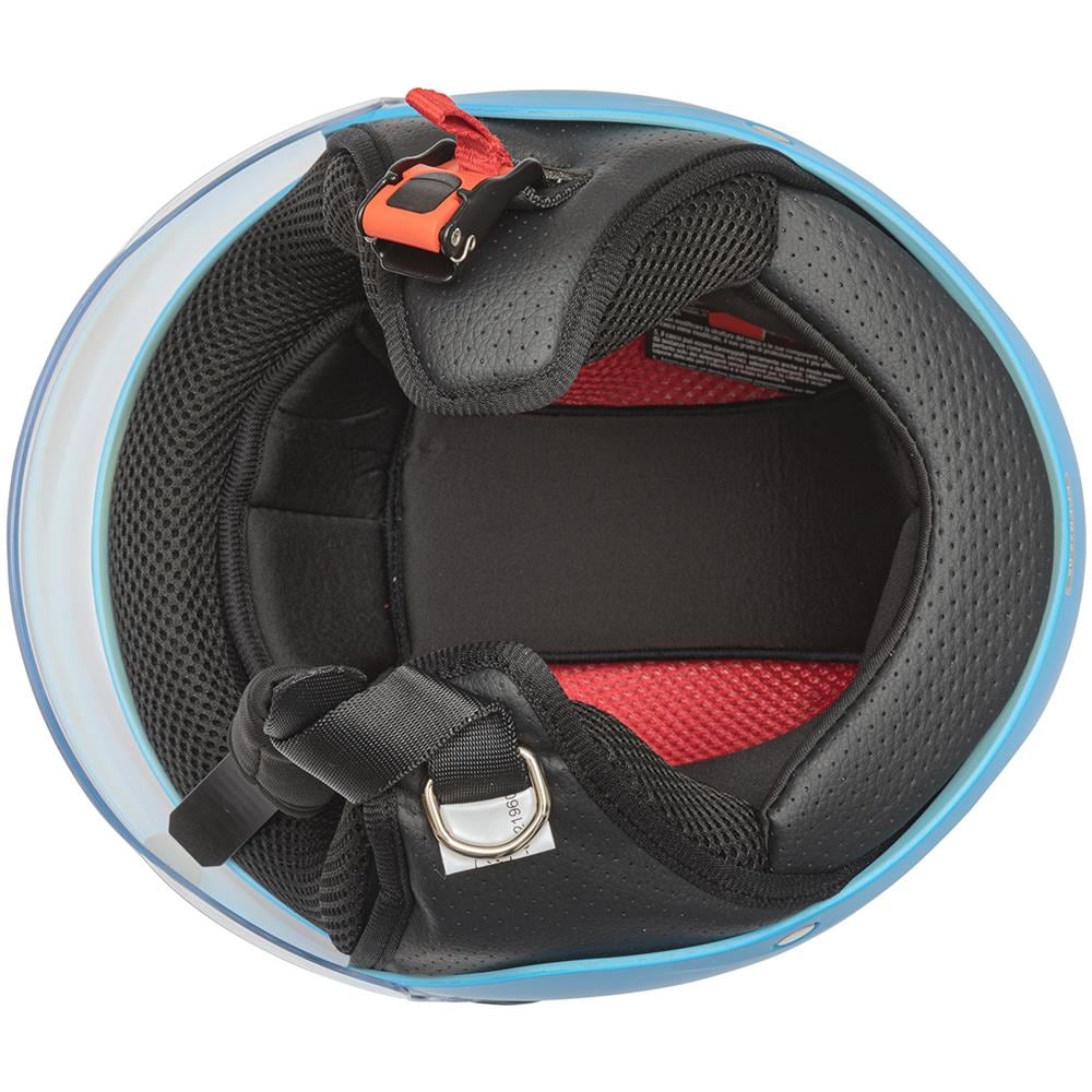 Casco Scooter Moto Bambino Ragazzo Protettivo Certificato Ece 22-05 Rosso Xl - Foto 2