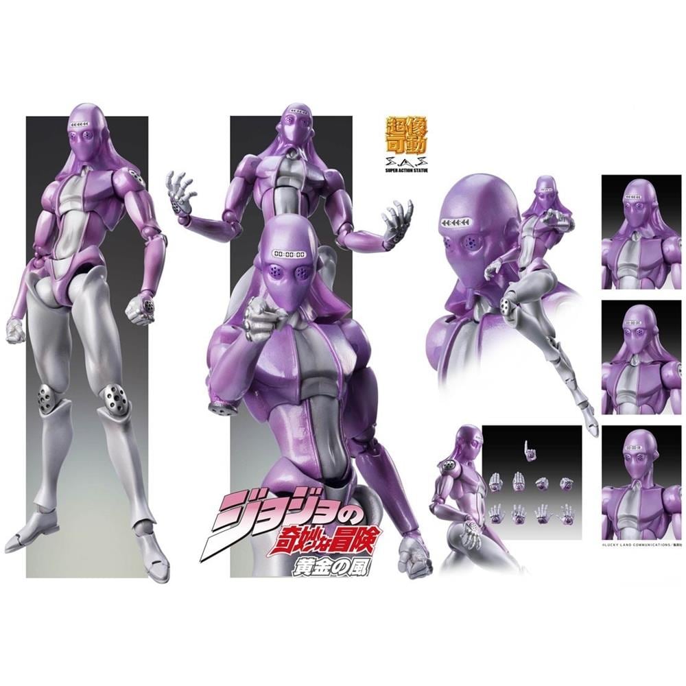 Medicos Super Action Statue Jojo Bizarre Adventures Golden Wind Moody Blues - Foto 1