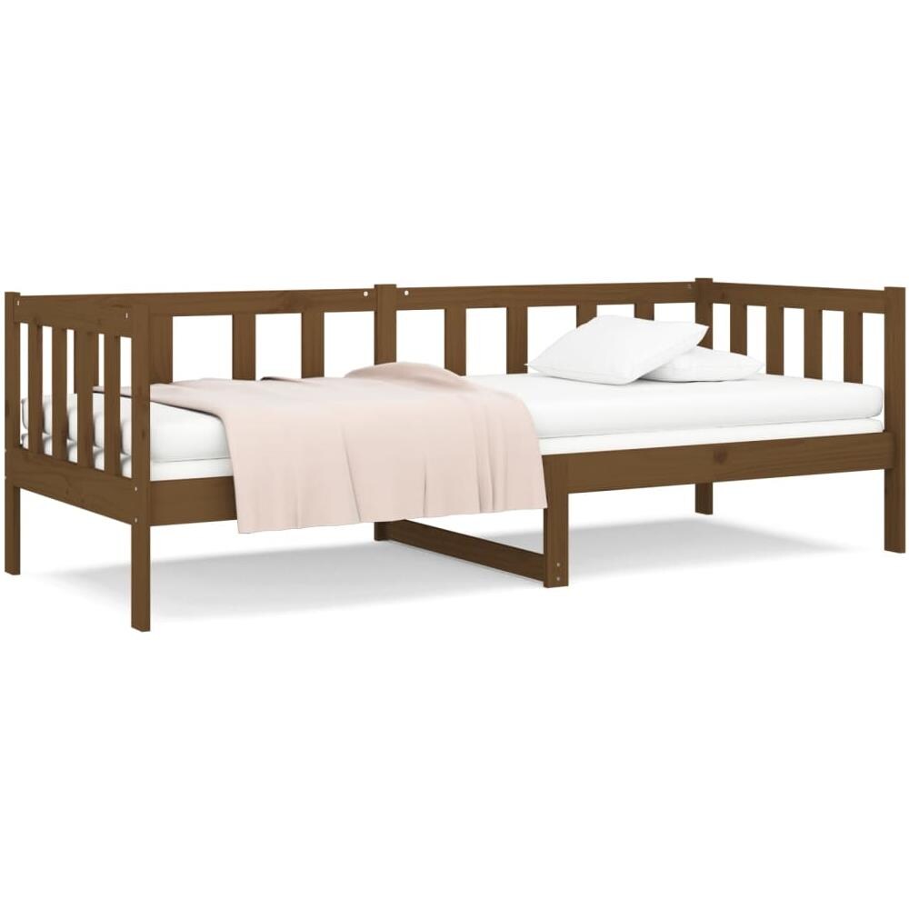 Dormeuse Miele 80x200 Cm In Legno Massello Di Pino - Foto 1