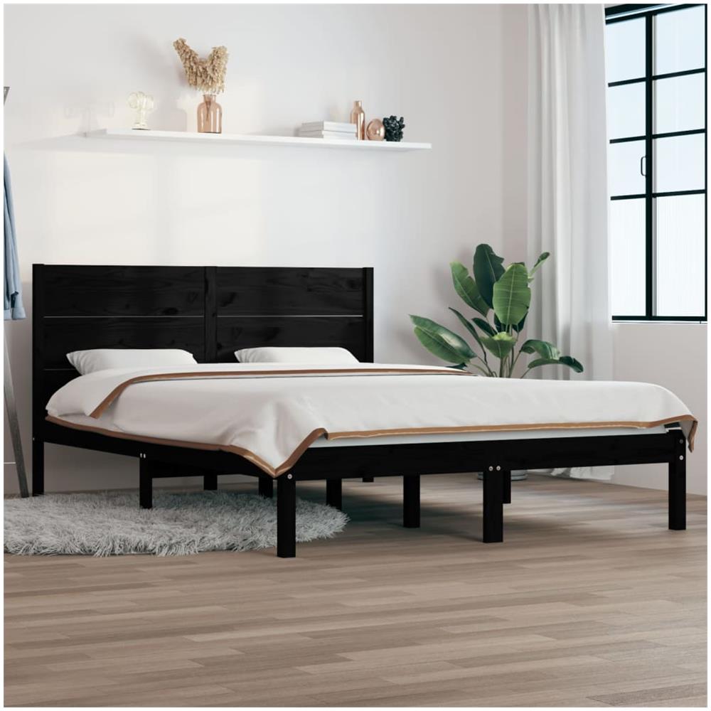 Struttura Letto In Legno Massello Di Pino 120x200 Cm - VidaXL, Robusta E Moderna, Portata 400 Kg