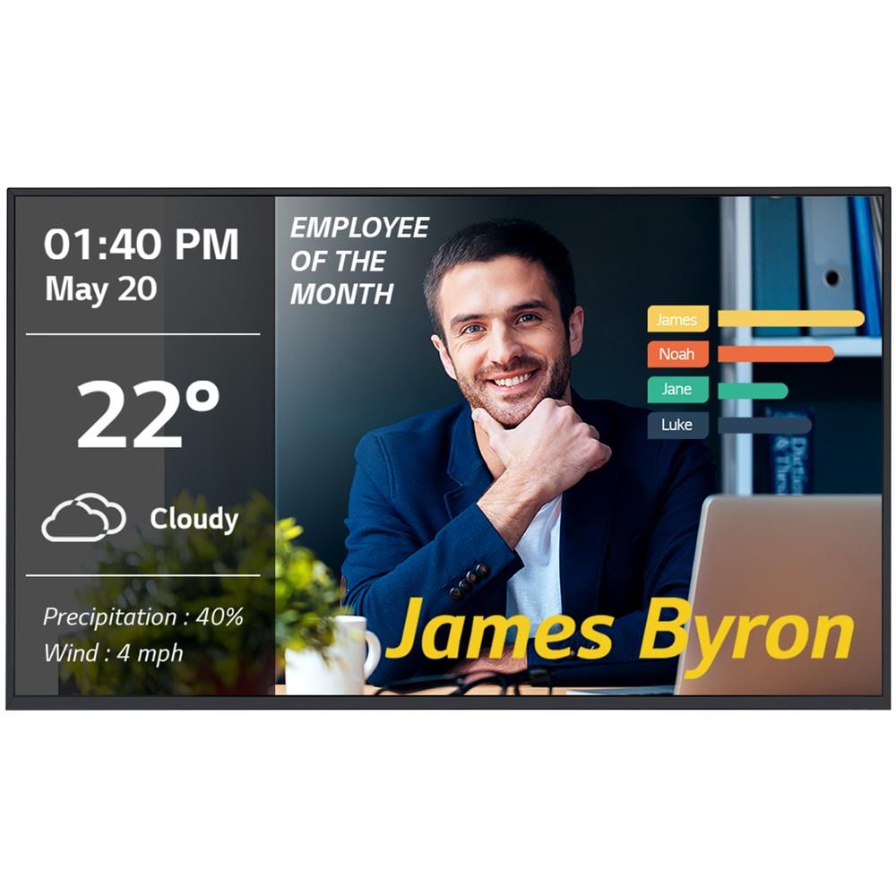 Display LFD 65" IPS 65UM3DG-B 3840 x 2160 4K Ultra HD - Foto 1