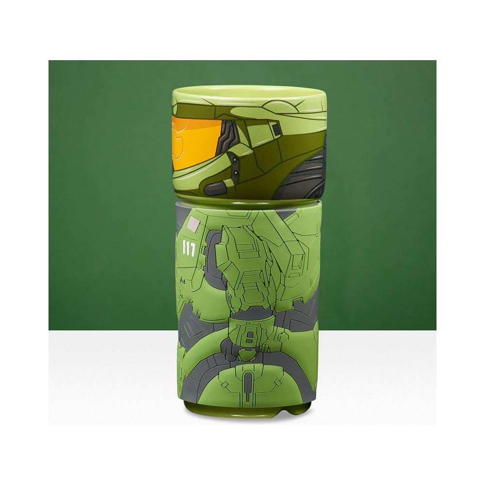 Numskull - Halo - Master Chief Coscup Tazza Termica Riutilizzabile - Foto 2
