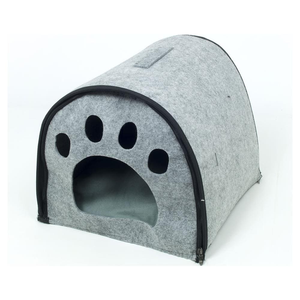 Cuccia Con Cuscino Per Animali Domestici Modello Impronte - Foto 2