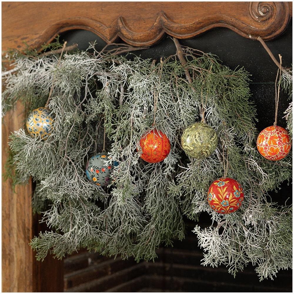 Set Di 6 Palline Di Natalizia Per Le Palline Di Fiori - Foto 1