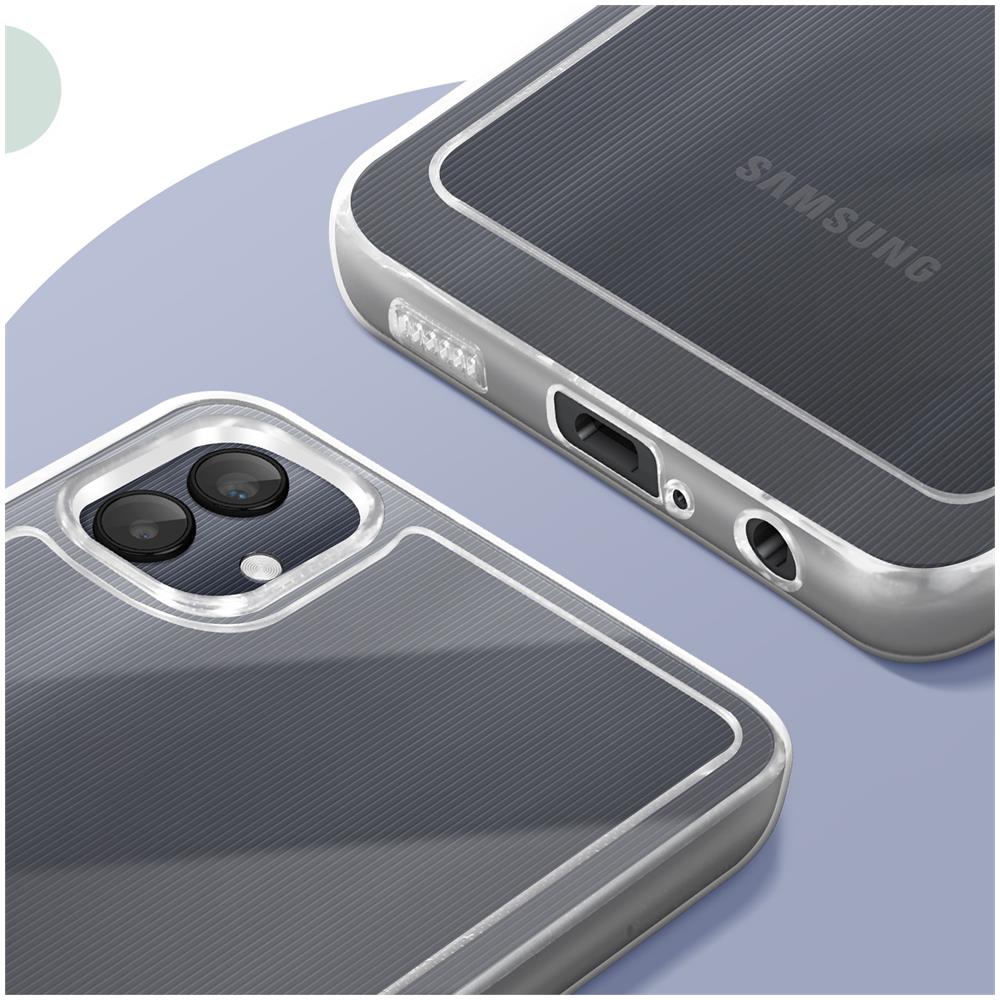 Cover Per Samsung Galaxy A05 Retro Rigido Angoli Antiurti Trasparente - Foto 5