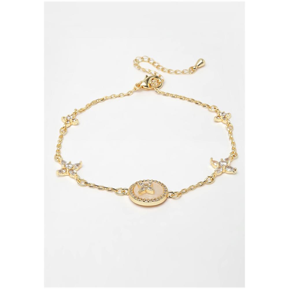 Bracciale in Cristallo Dorato - Foto 1