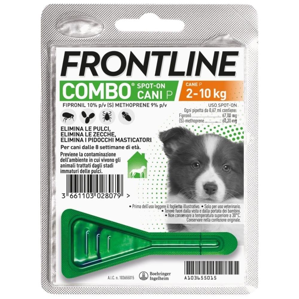 Combo Cani X1 Pipetta, Antiparassitario per Cani Piccoli e Cuccioli (2 10 kg) Contro Pulci, Zecche, Uova, Larve e Pidocchi - Foto 1