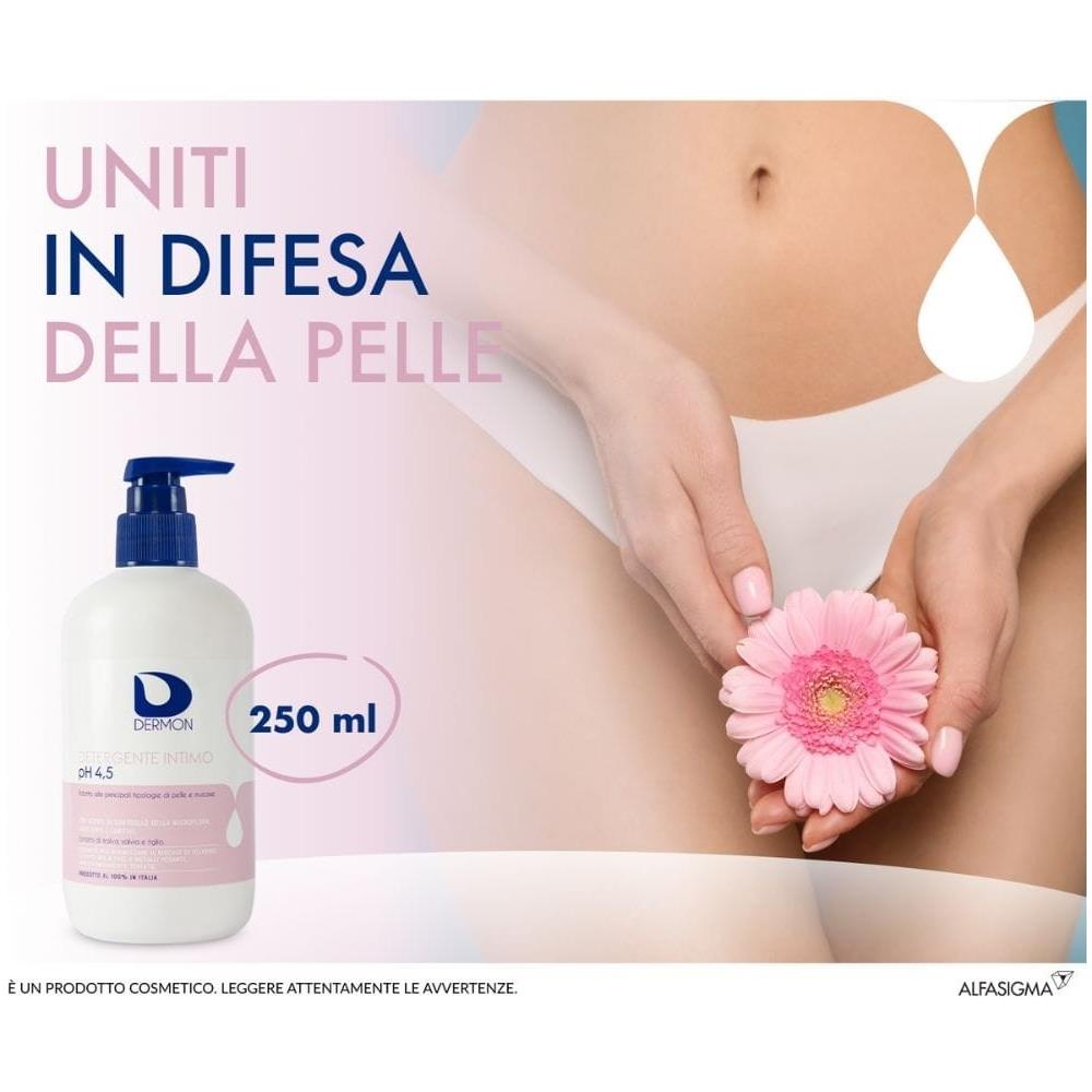 Dermon Detergente Intimo Uso Frequente PH 4,5 500 ml - Foto 1