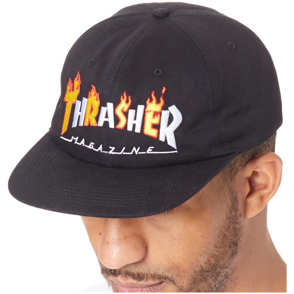 Cappello Strapback Flame Mag Nero (default, Nero) - Foto 1