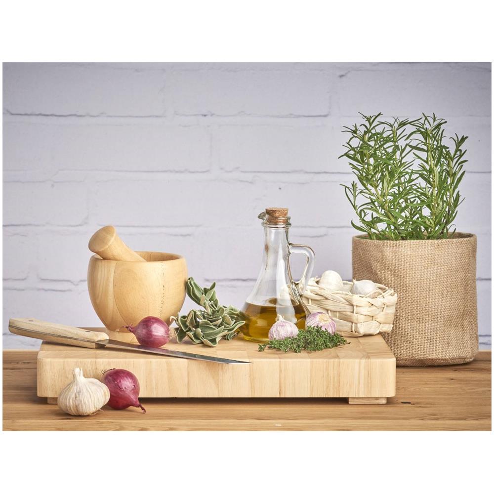 24801 Tagliere, Legno, Beige, 42x27x5.5 Cm - Foto 6