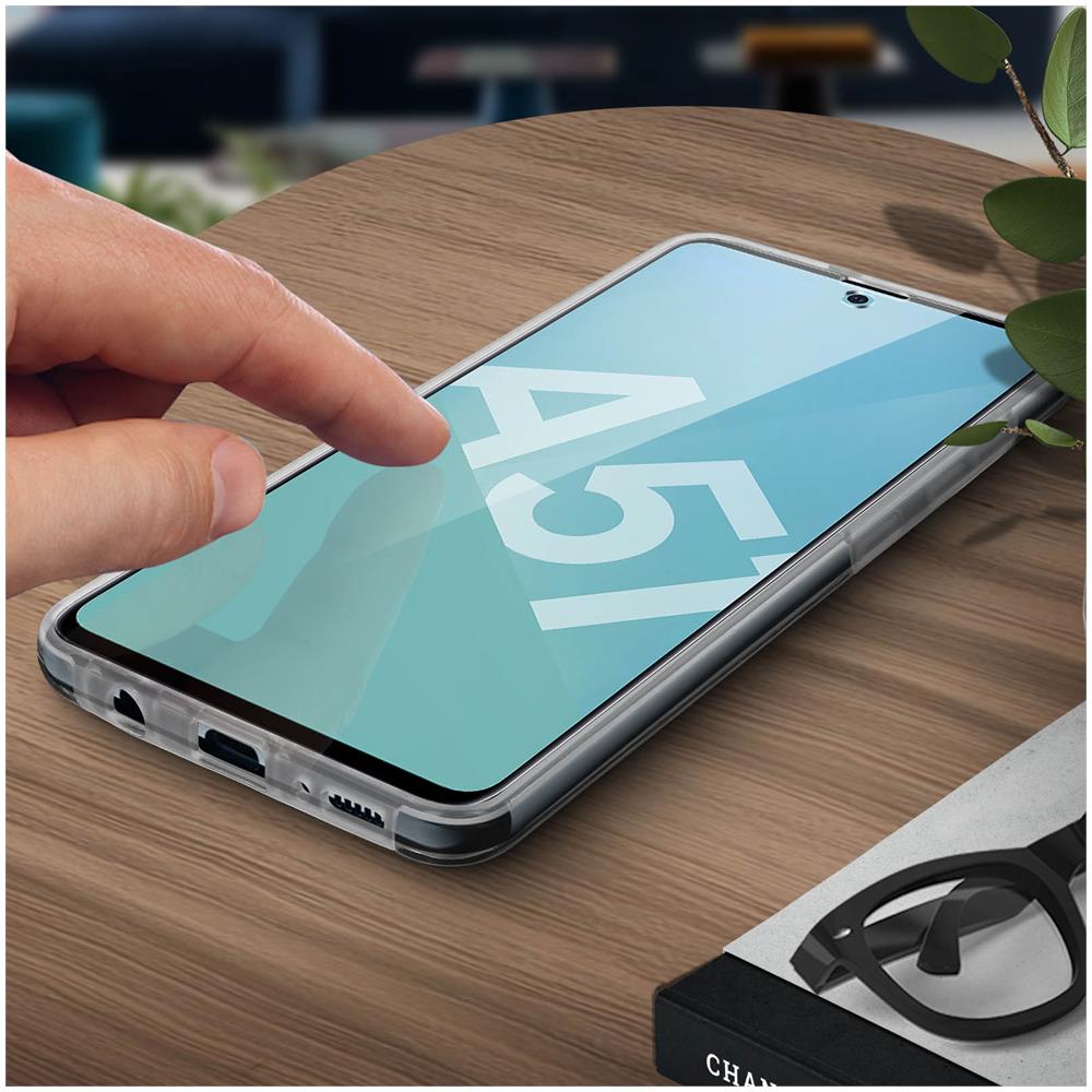 Cover Samsung Galaxy A51 Silicone Fronte Retro Trasparente - Foto 2