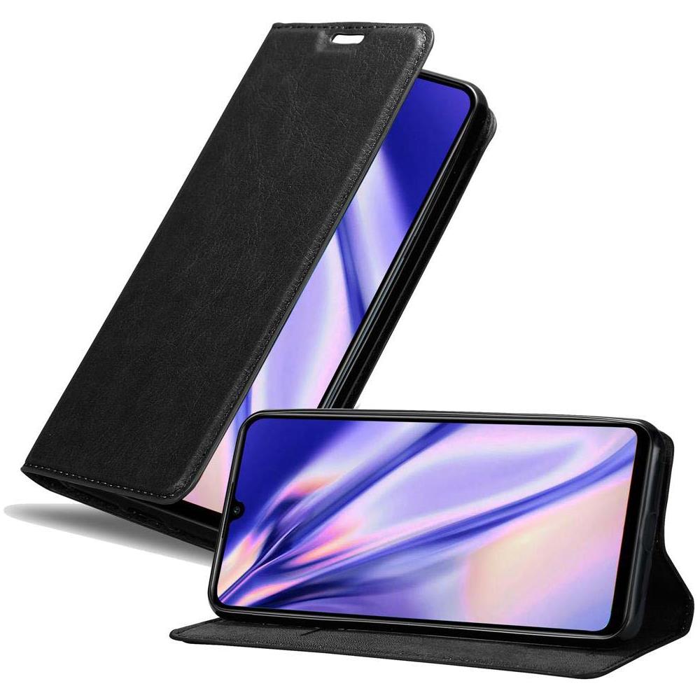 Custodia Compatibile Con Huawei P30 Lite In Nero Di Notte - Coperchio Protettiva Con Chiusura Magnetica, Funzione Stand E Tasca Per Le Carte - Foto 1