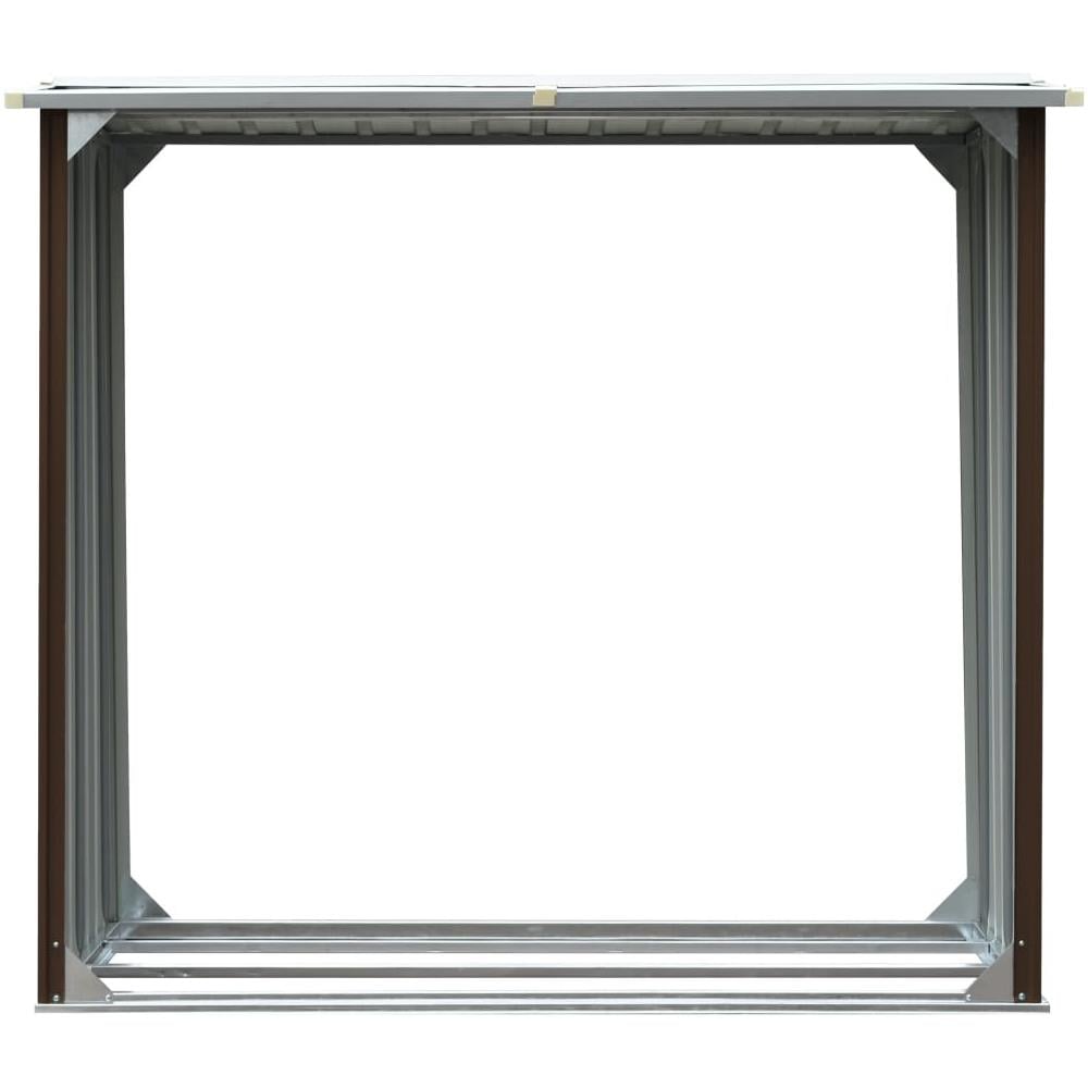 Capannone in Acciaio Zincato 172x91x154 cm Marrone - Foto 2