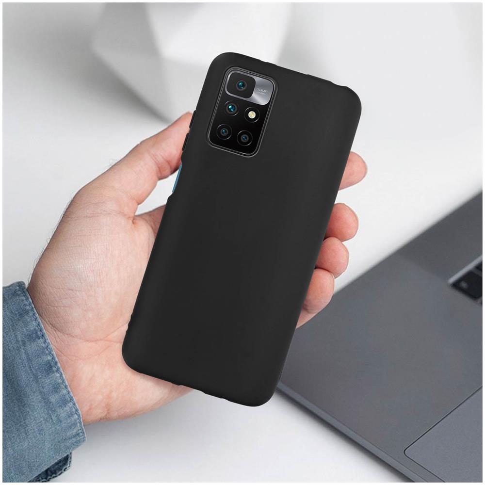 Cover Redmi 10 / 10 2022 Resistente Silicone Gel Sottile Leggera Nera - Foto 5