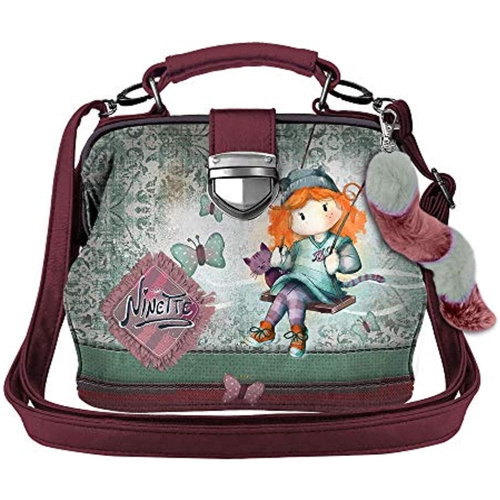 Ninette Swing-doctor Schultertasche Borsa Messenger 20 Cm Multicolore (multicolour)  - Foto 1