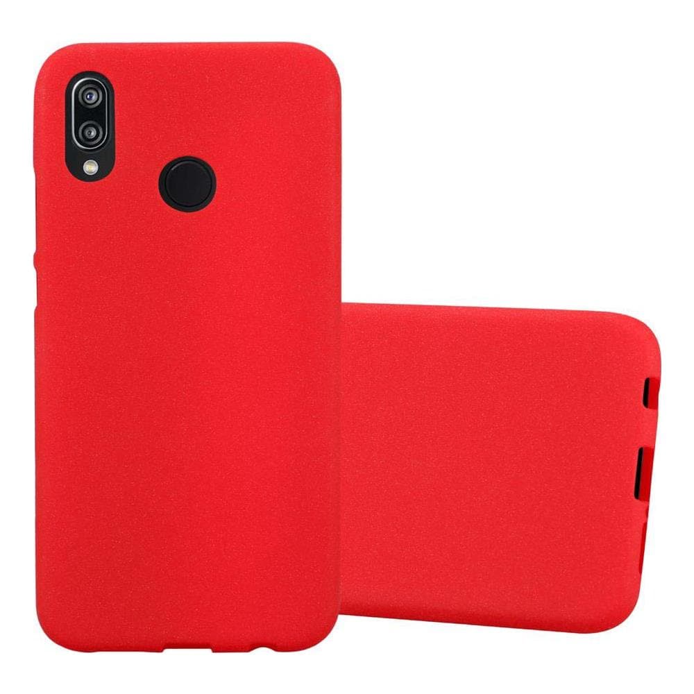 Custodia Compatibile Con Huawei P20 Lite In Frost Rosso - Coperchio Protettivo In Silicone Tpu Flessibile - Foto 1