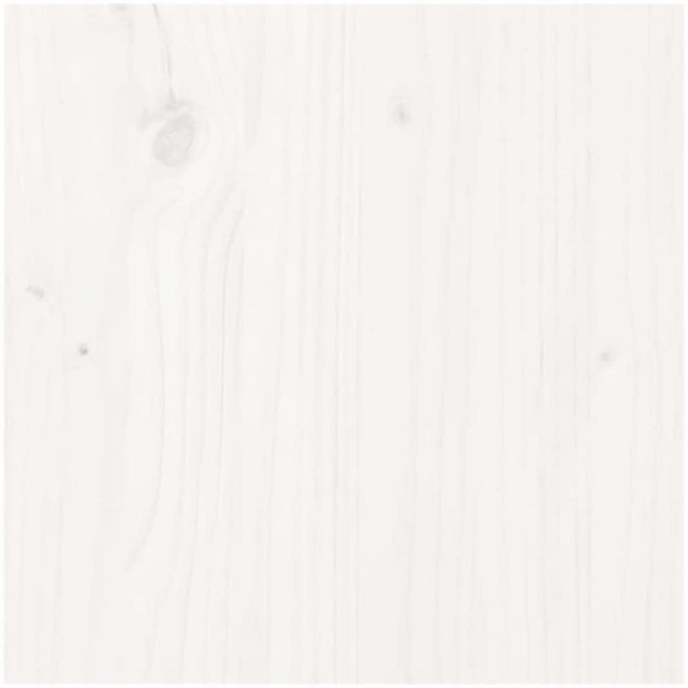 Cuccia per Cani Bianco 65,5x43x70 cm in Legno Massello di Pino - Foto 7