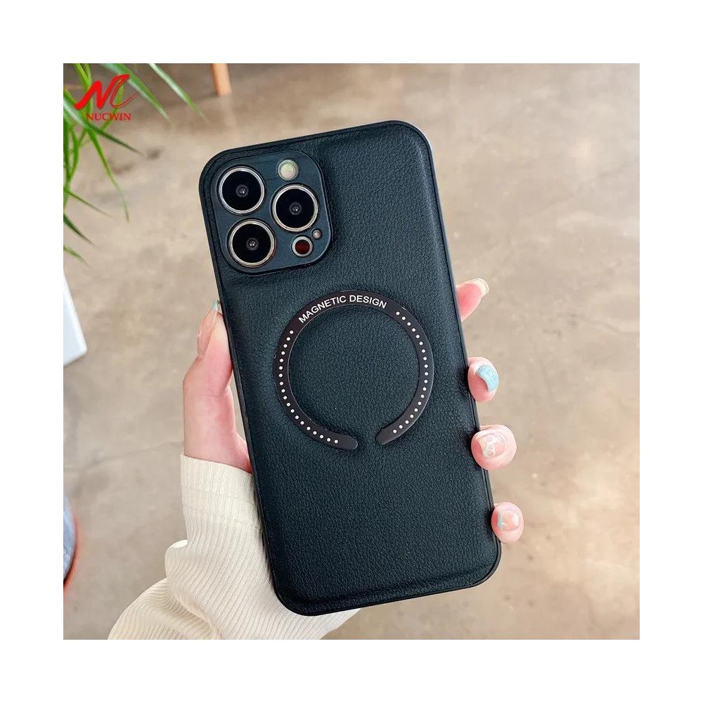 Custodia Per Telefono Supporto Per Ricarica Wireless Magsafe Nero Iphone 13 Pro Max - Foto 2