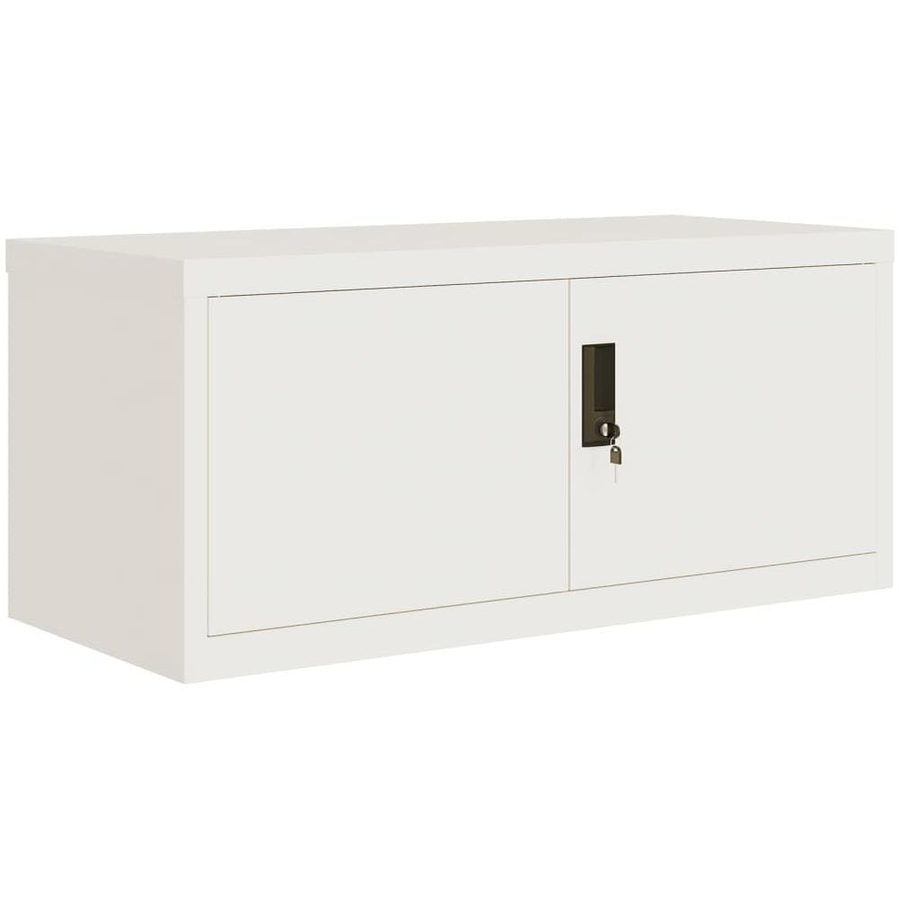 Armadio Classificatore Bianco 90x40x130 Cm In Acciaio - Foto 3
