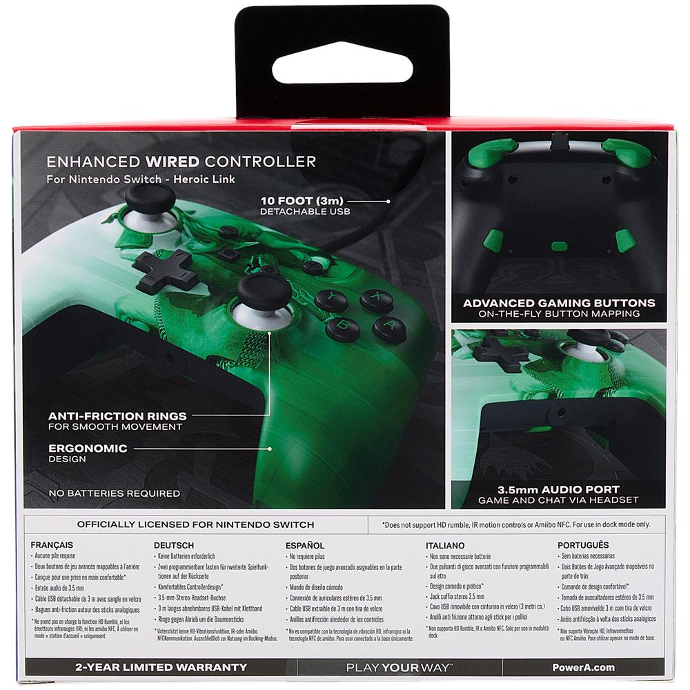 1516984-01 periferica di gioco Verde, Bianco USB Gamepad Analogico Nintendo Switch - Foto 13