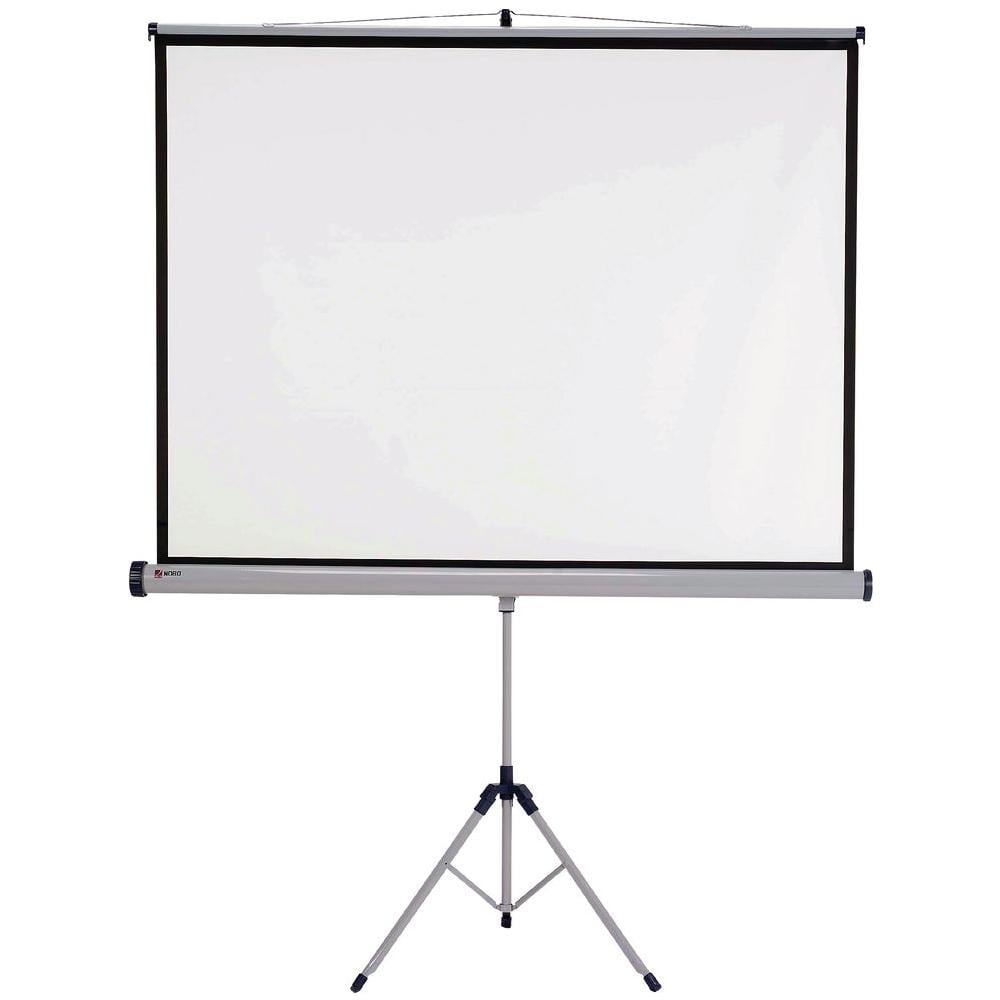 Schermo per Videoproiettore Bianco e Grigio Pvc 4:3 1902397 - Foto 4