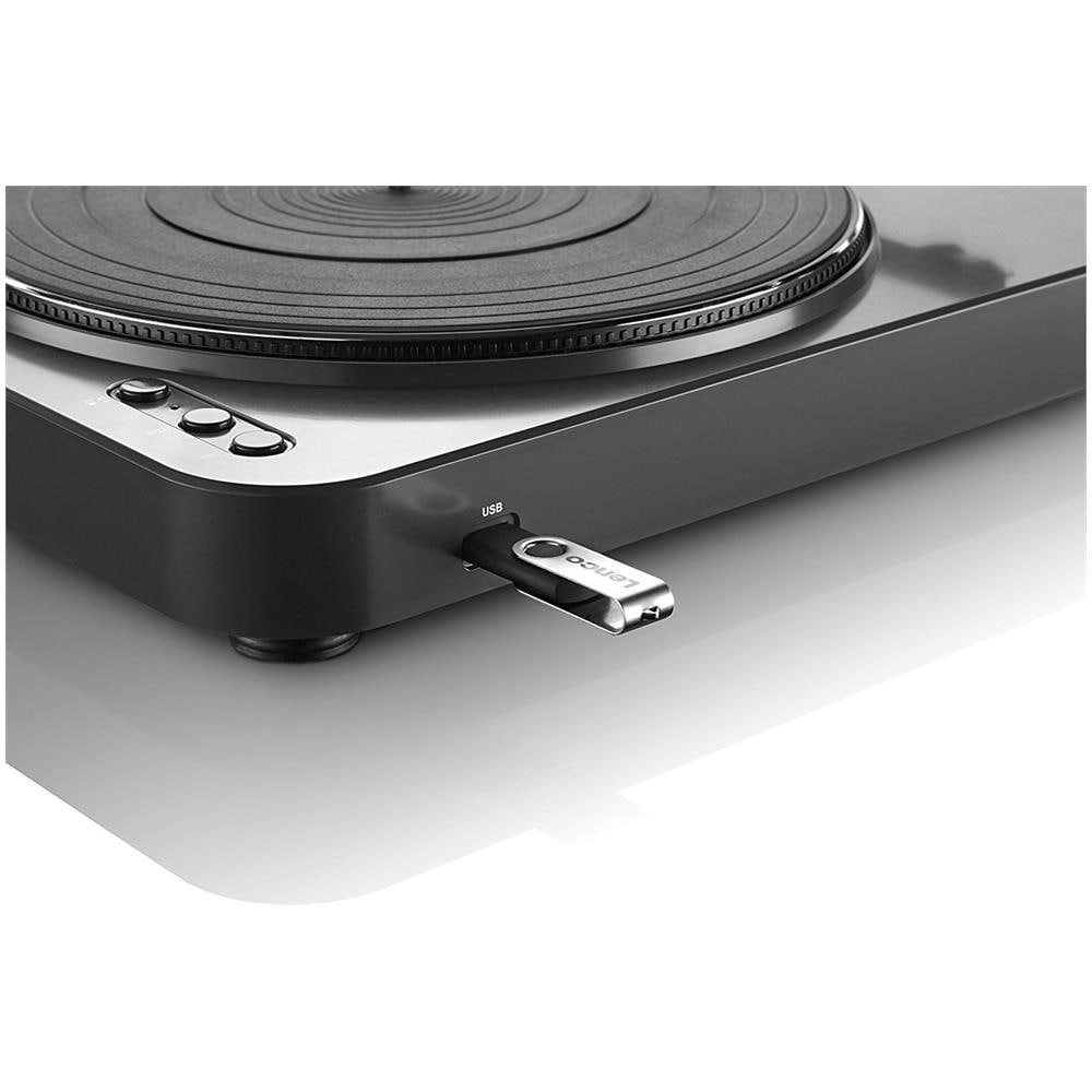 Giradischi con Registrazione Diretta su USB Nero L-85 BLACK - Foto 4