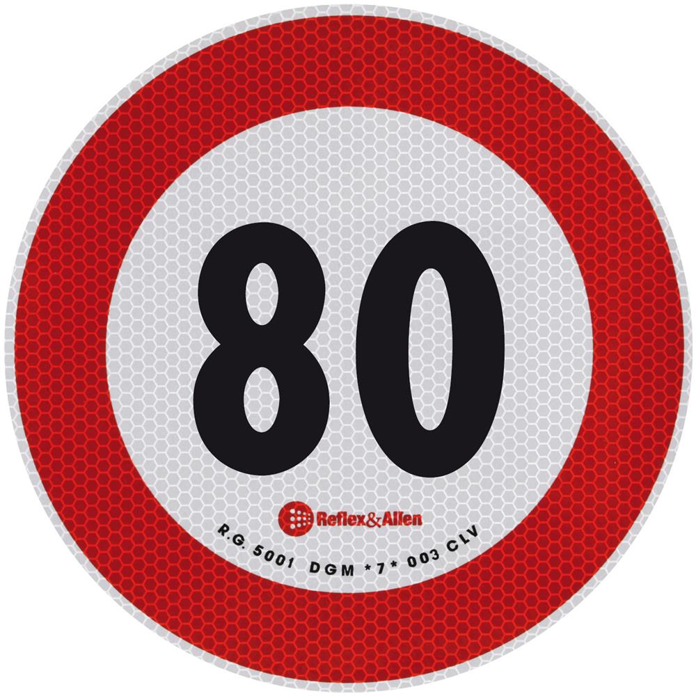 98442 Contrassegno Limite Velocita' 80 Km-h - Foto 1