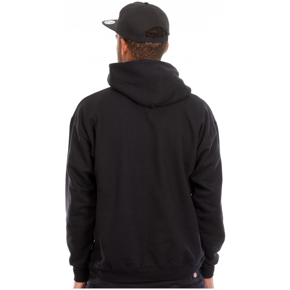 Felpa Con Cappuccio Flame Logo Nero (l, Nero) - Foto 4